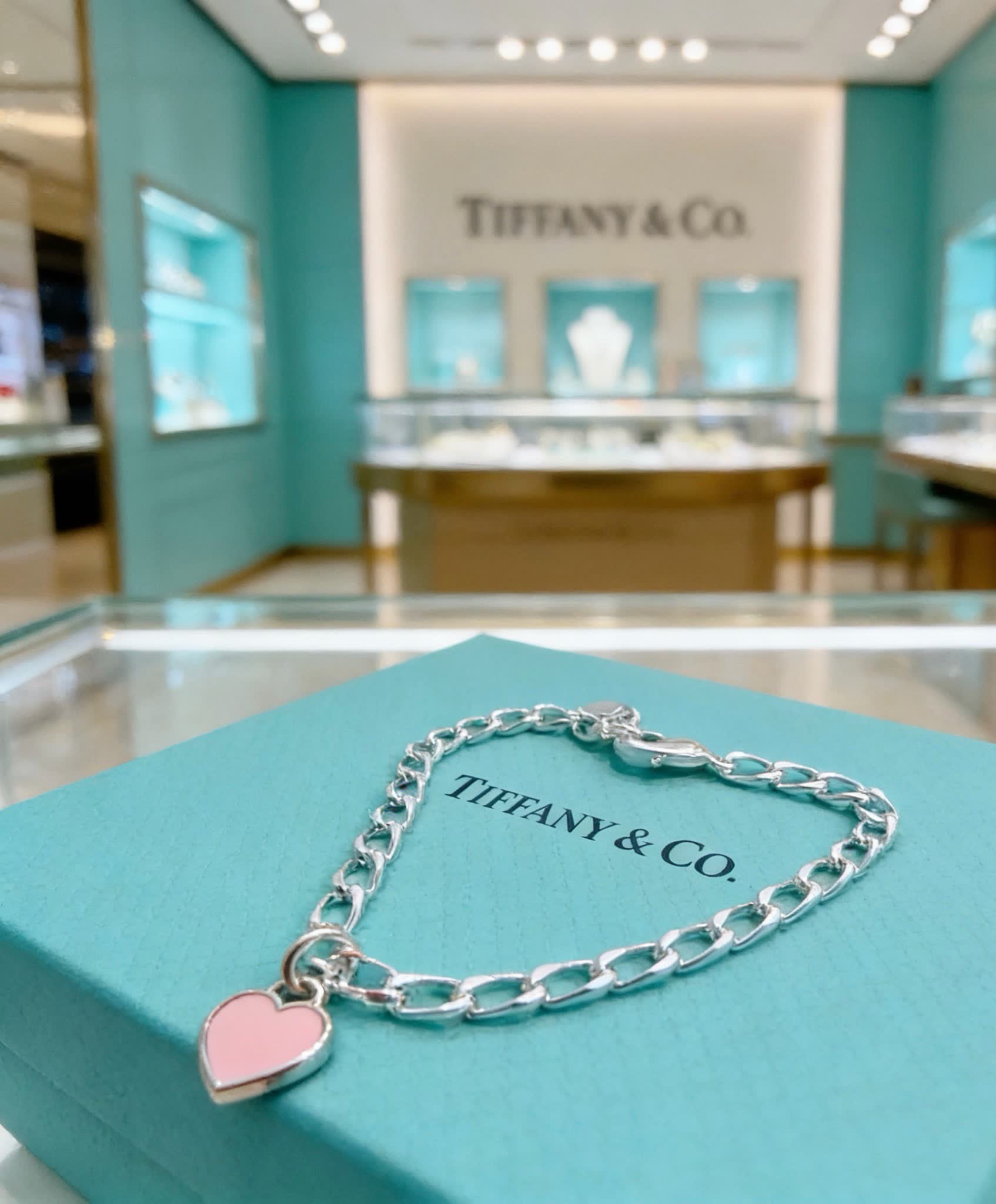 Tiffany & Co. Heart Charm Bracelet